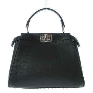 フェンディ(FENDI)のFENDI(フェンディ) ハンドバッグ レディース ピーカブーアイコニックスモール/セレリア 8BN244-Q0J 黒 ローマンレザー(ハンドバッグ)