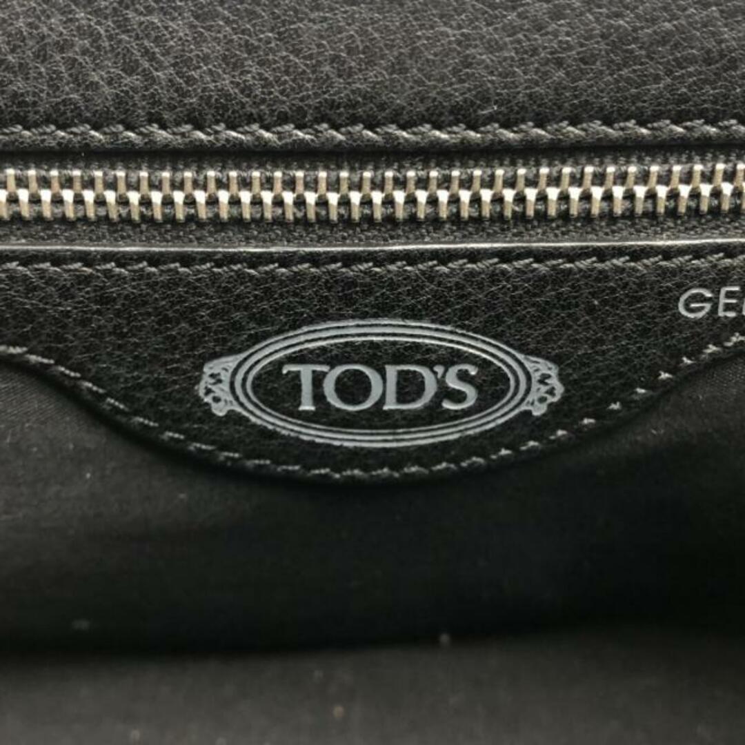 TOD'S(トッズ)のTOD'S(トッズ) トートバッグ美品  黒×シルバー レザー レディースのバッグ(トートバッグ)の商品写真