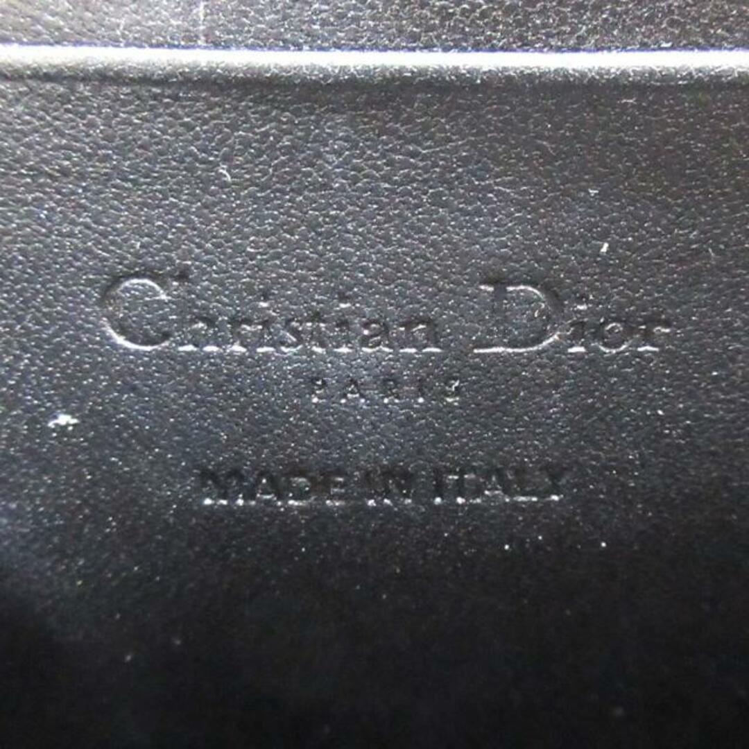 Christian Dior(クリスチャンディオール)のDIOR/ChristianDior(ディオール/クリスチャンディオール) 携帯電話ケース美品  LADY DIOR フォンホルダー 黒 スマートフォンケース/ラウンドファスナー ラムスキン スマホ/家電/カメラのスマホアクセサリー(モバイルケース/カバー)の商品写真