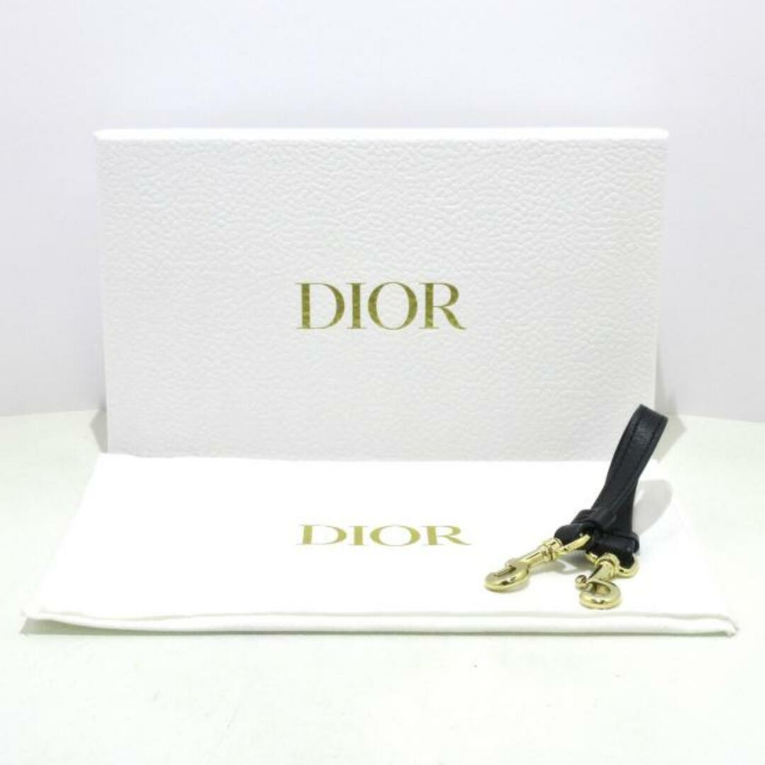 Christian Dior(クリスチャンディオール)のDIOR/ChristianDior(ディオール/クリスチャンディオール) 携帯電話ケース美品  LADY DIOR フォンホルダー 黒 スマートフォンケース/ラウンドファスナー ラムスキン スマホ/家電/カメラのスマホアクセサリー(モバイルケース/カバー)の商品写真