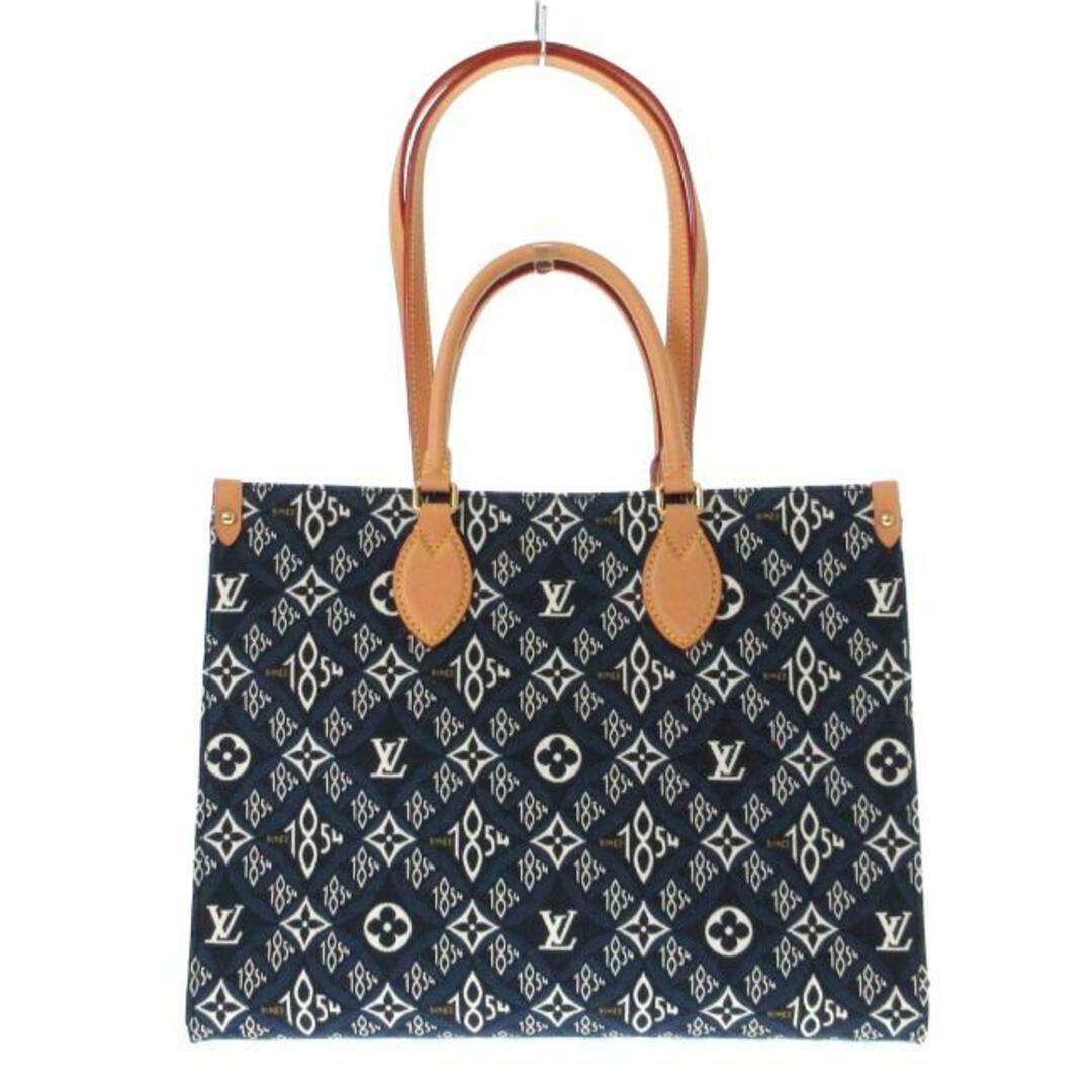 LOUIS VUITTON(ルイヴィトン)のLOUIS VUITTON(ルイヴィトン) トートバッグ SINCE 1854美品  オンザゴー1854 MM M57396 ブルー 日本10本限定 「SINCE 1854」のジャカード織のテキスタイル	 レディースのバッグ(トートバッグ)の商品写真