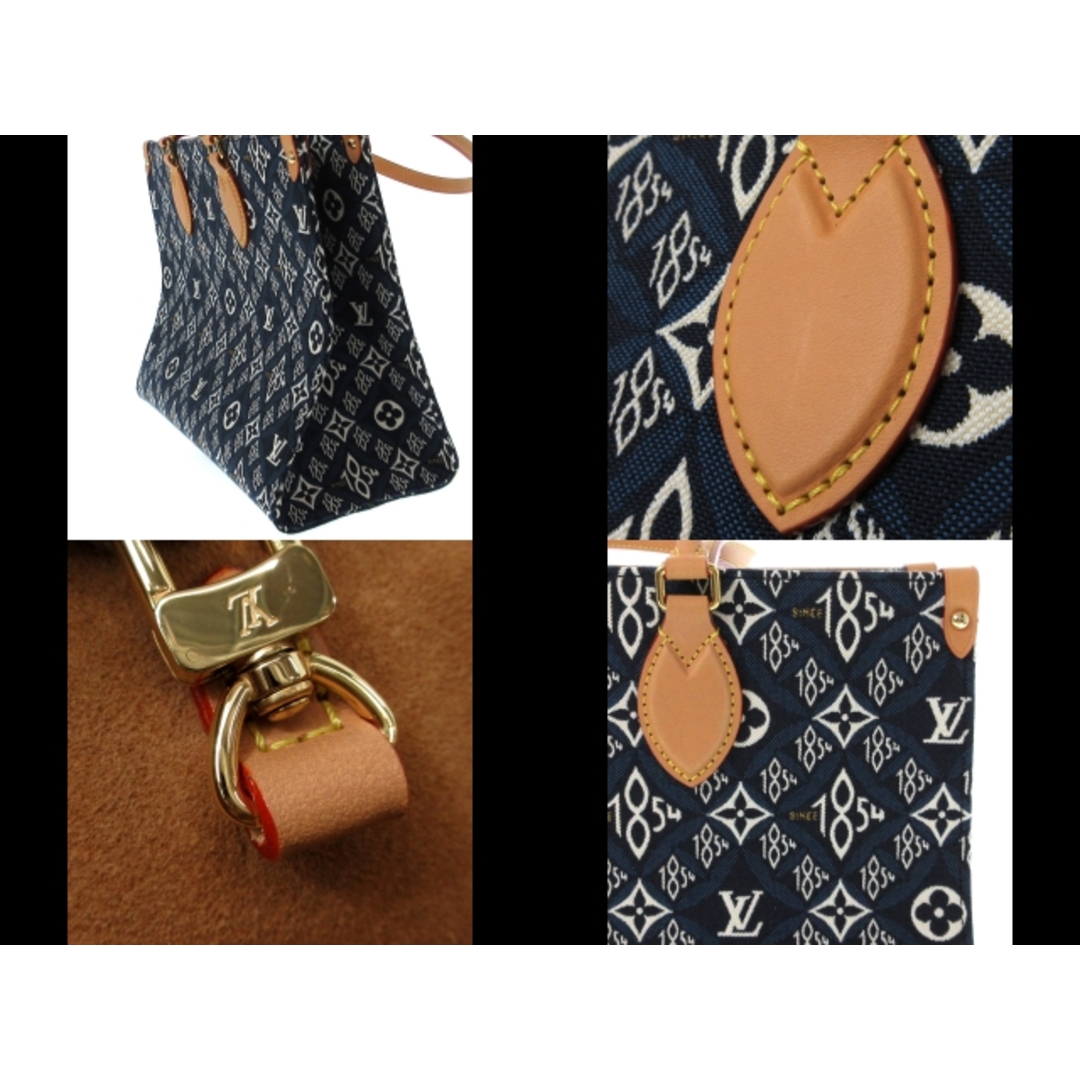 LOUIS VUITTON(ルイヴィトン)のLOUIS VUITTON(ルイヴィトン) トートバッグ SINCE 1854美品  オンザゴー1854 MM M57396 ブルー 日本10本限定 「SINCE 1854」のジャカード織のテキスタイル	 レディースのバッグ(トートバッグ)の商品写真