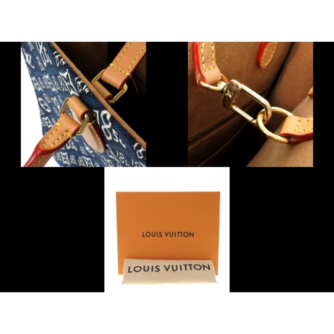 LOUIS VUITTON(ルイヴィトン)のLOUIS VUITTON(ルイヴィトン) トートバッグ SINCE 1854美品  オンザゴー1854 MM M57396 ブルー 日本10本限定 「SINCE 1854」のジャカード織のテキスタイル	 レディースのバッグ(トートバッグ)の商品写真