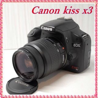 【高画質カメラ】Canon kissx3  レンズキット　動画撮影　(デジタル一眼)