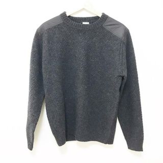 ポールスミス(Paul Smith)のPaulSmith(ポールスミス) 長袖セーター サイズL メンズ - ダークグレー×黒 クルーネック(ニット/セーター)