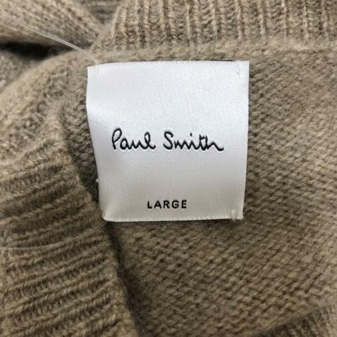 Paul Smith(ポールスミス)のPaulSmith(ポールスミス) 長袖セーター サイズL メンズ - ブラウン クルーネック メンズのトップス(ニット/セーター)の商品写真