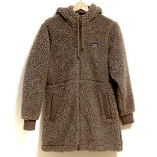 patagonia - Patagonia(パタゴニア) コート サイズS レディース - グレーベージュ×カーキ 長袖/ボア/冬