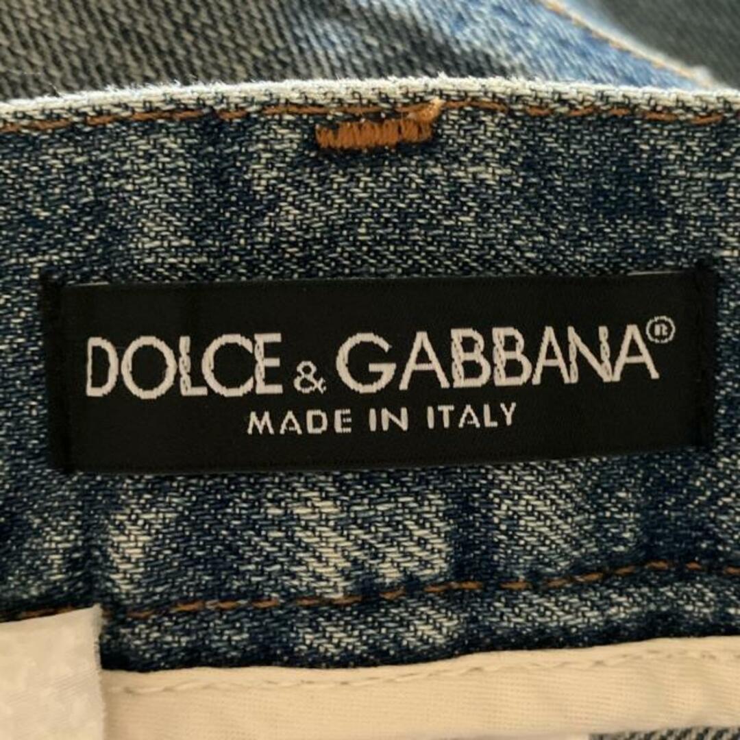 DOLCE&GABBANA(ドルチェアンドガッバーナ)のDOLCE&GABBANA(ドルチェアンドガッバーナ) ジーンズ サイズ48 M メンズ - ライトブルー フルレングス/ダメージ加工 メンズのパンツ(デニム/ジーンズ)の商品写真