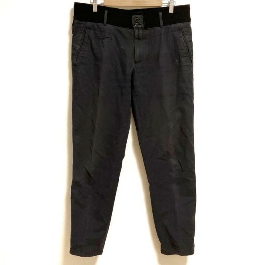 DOLCE&GABBANA(ドルチェアンドガッバーナ)のDOLCE&GABBANA(ドルチェアンドガッバーナ) パンツ サイズ48 M メンズ - 黒 フルレングス メンズのパンツ(その他)の商品写真
