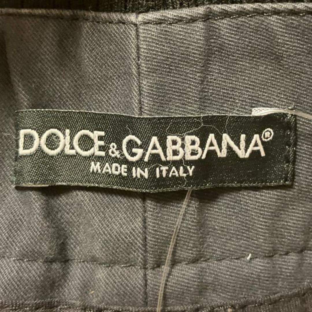 DOLCE&GABBANA(ドルチェアンドガッバーナ)のDOLCE&GABBANA(ドルチェアンドガッバーナ) パンツ サイズ48 M メンズ - 黒 フルレングス メンズのパンツ(その他)の商品写真