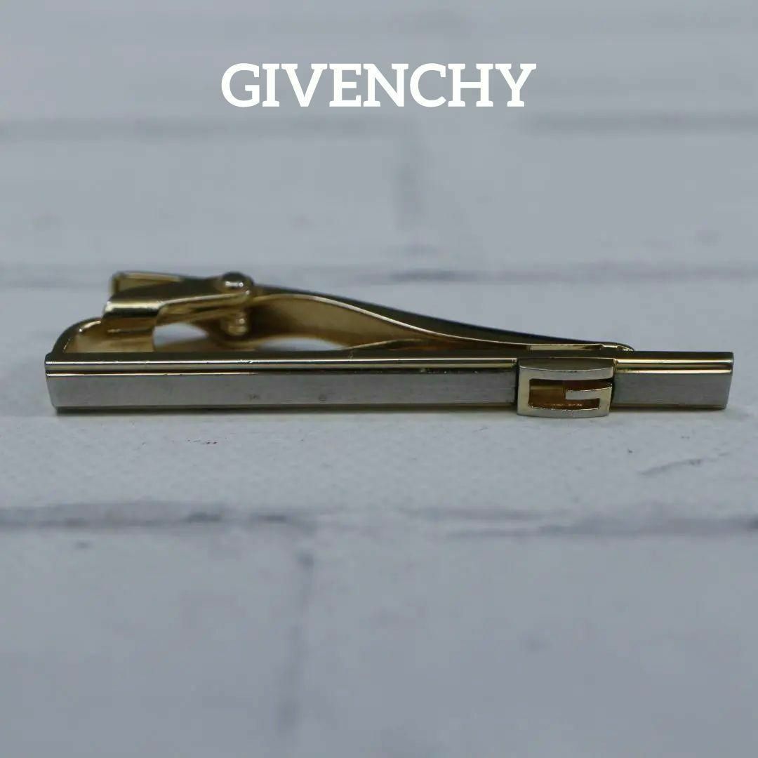 GIVENCHY(ジバンシィ)の【匿名配送】ジバンシー タイピン シルバー ロゴ シンプル 2 メンズのファッション小物(ネクタイピン)の商品写真