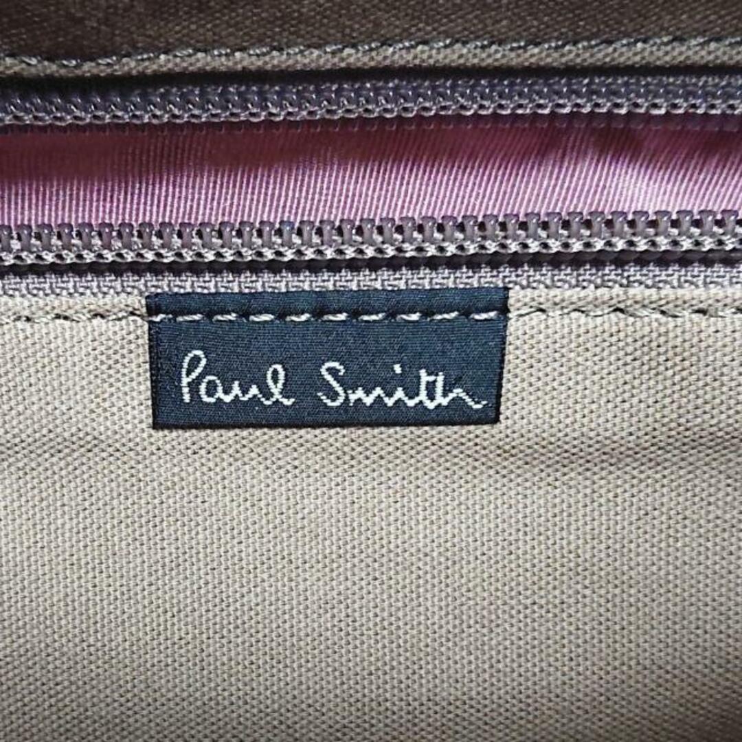 Paul Smith(ポールスミス)のPaulSmith(ポールスミス) ショルダーバッグ - ライトピンク×グレーベージュ ナイロン×レザー レディースのバッグ(ショルダーバッグ)の商品写真