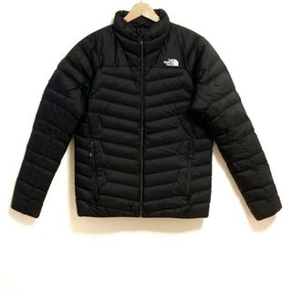 ザノースフェイス(THE NORTH FACE)のTHE NORTH FACE(ノースフェイス) ダウンジャケット サイズS メンズ美品  - NY82212 黒 長袖/GREEN DOWN/秋/冬(ダウンジャケット)