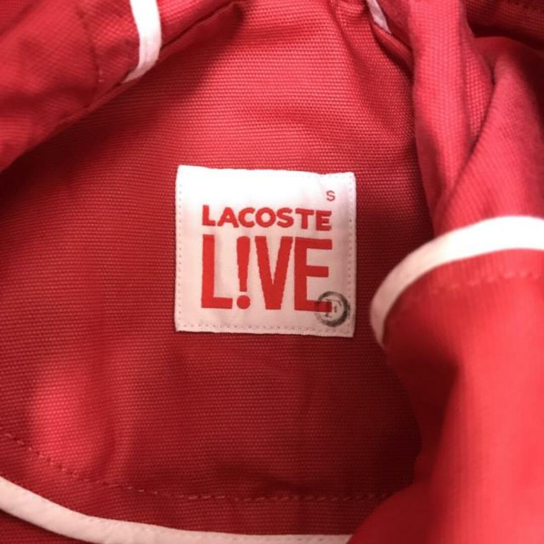 LACOSTE(ラコステ)のLacoste(ラコステ) ブルゾン サイズS レディース - レッド 長袖/秋/春 レディースのジャケット/アウター(ブルゾン)の商品写真