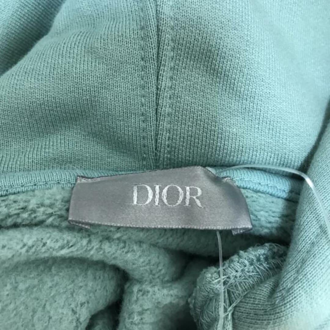 Christian Dior(クリスチャンディオール)のDIOR/ChristianDior(ディオール/クリスチャンディオール) パーカー サイズS メンズ - 113J698A0531 ライトグリーン×アイボリー 長袖 メンズのトップス(パーカー)の商品写真