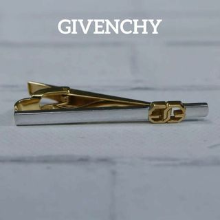 ジバンシィ(GIVENCHY)の【匿名配送】ジバンシー タイピン シルバー ロゴ シンプル(ネクタイピン)