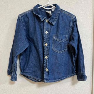 ベビーギャップ(babyGAP)の《匿名配送》【ベビーギャップ】デニムシャツ トップス 3yr(Tシャツ/カットソー)