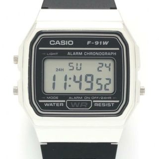 カシオ(CASIO)のCASIO(カシオ) 腕時計 - F-91W メンズ 黒(その他)