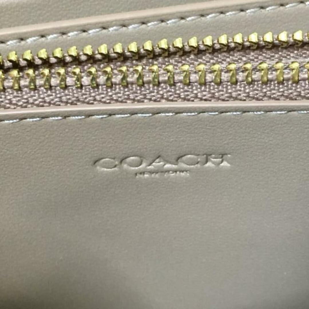 COACH(コーチ)のCOACH(コーチ) 長財布美品  ロング ジップ アラウンド ウォレット・シグネチャー キャンバス・ノスタルジック ディッチー プリント CH360 ベージュ×ピンク×マルチ PVC(塩化ビニール) レディースのファッション小物(財布)の商品写真