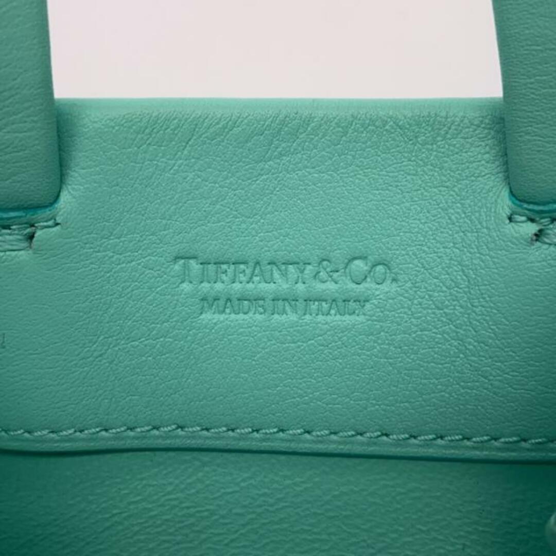 Tiffany & Co.(ティファニー)のTIFFANY&Co.(ティファニー) トートバッグ ミニ ショッピング トート ティファニーブルー カーフスキン レディースのバッグ(トートバッグ)の商品写真