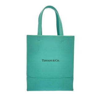 TIFFANY&Co.(ティファニー) トートバッグ ミニ ショッピング トート ティファニーブルー カーフスキン