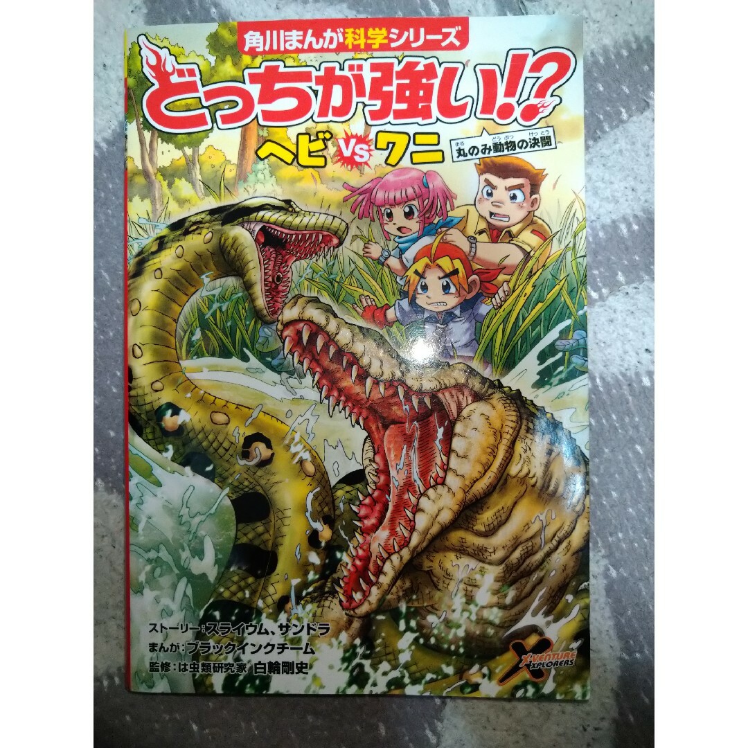 角川書店(カドカワショテン)のどっちが強い！？ヘビｖｓワニ　※2冊で割引 エンタメ/ホビーの本(絵本/児童書)の商品写真