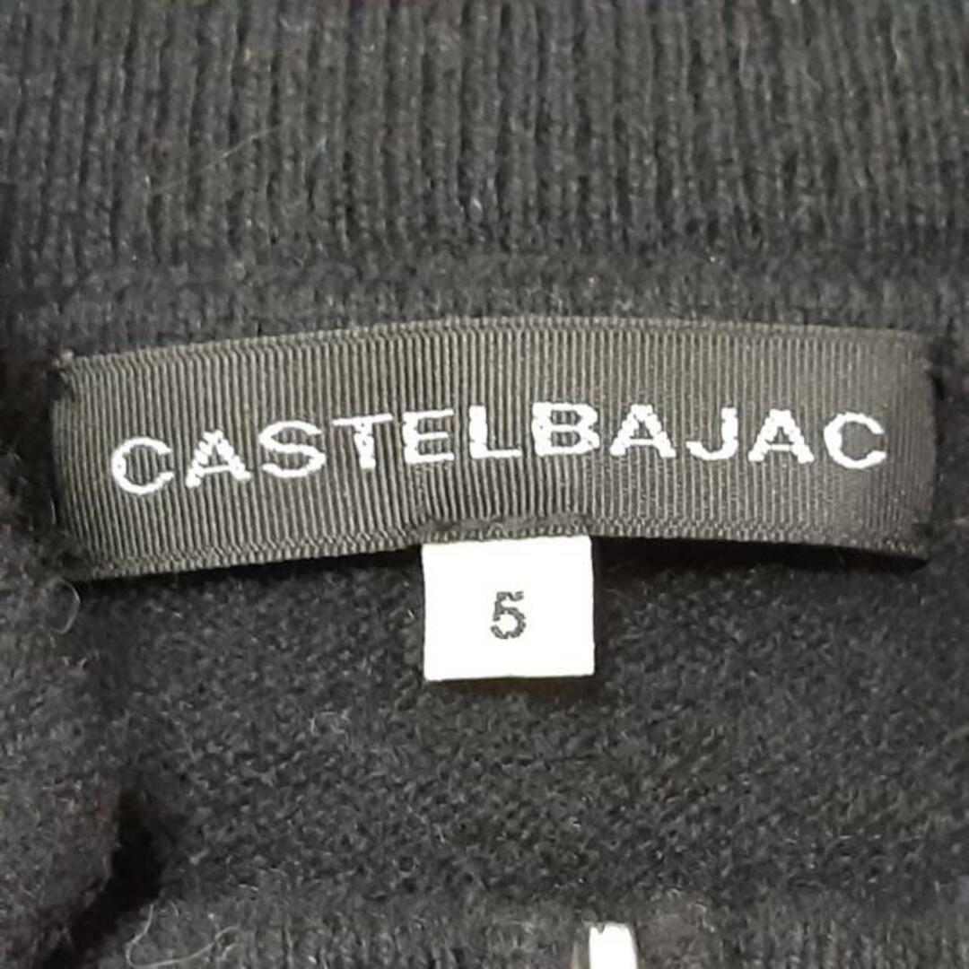 CASTELBAJAC(カステルバジャック)のCastelbajac(カステルバジャック) 長袖セーター サイズ5 XS レディース美品  - 黒×白 レディースのトップス(ニット/セーター)の商品写真