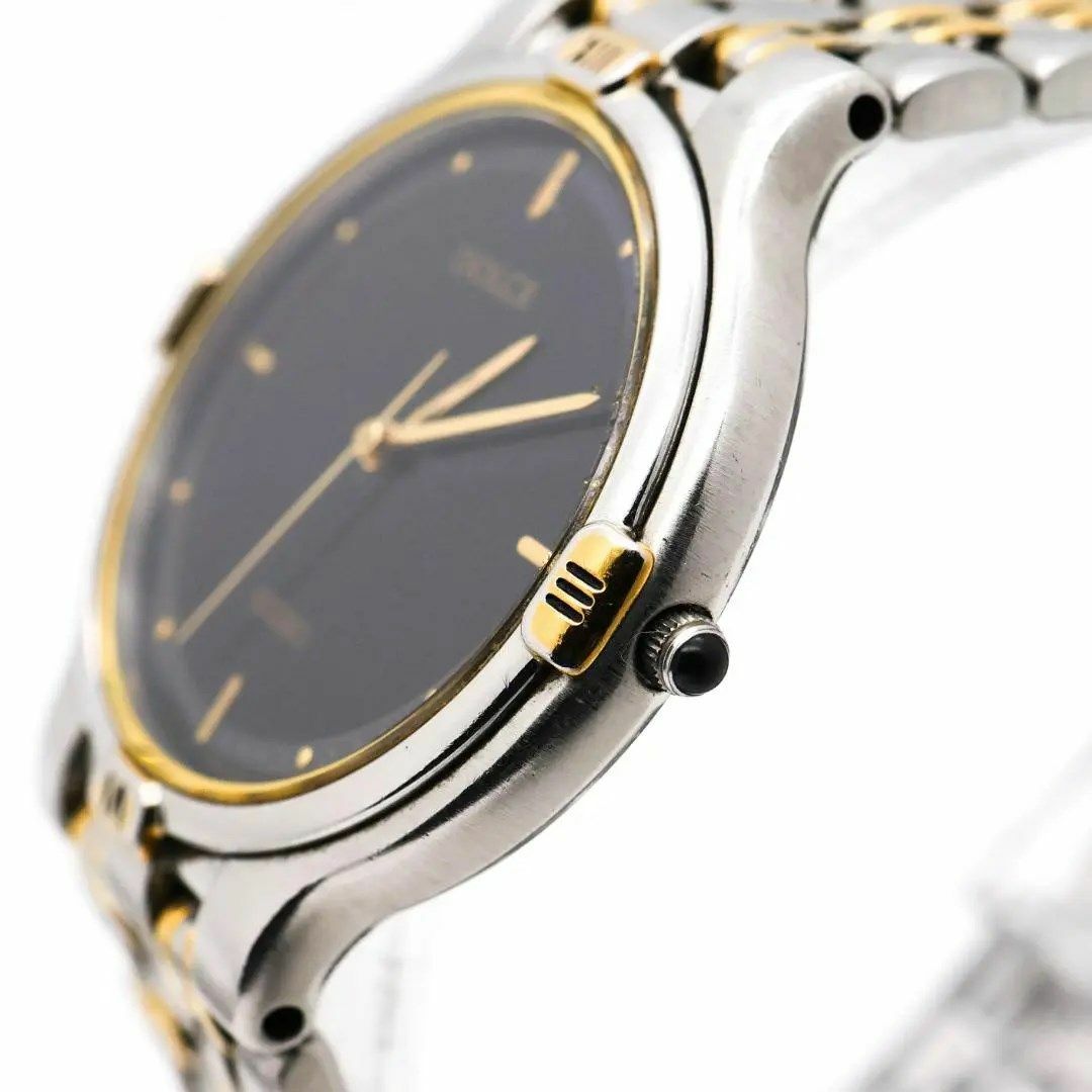 SEIKO(セイコー)の《人気》SEIKO Dolce 腕時計 ブラック メンズ ヴィンテージ クォーツ メンズの時計(腕時計(アナログ))の商品写真