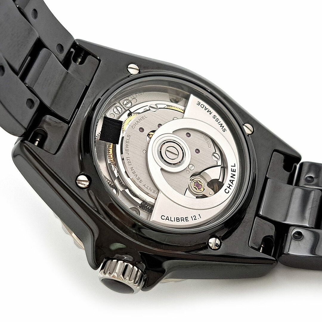 CHANEL(シャネル)のシャネル J12 ファントム キャリバー12.1 H6185 自動巻き ブラックセラミック メンズ CHANEL 【中古】 【時計】 メンズの時計(腕時計(アナログ))の商品写真