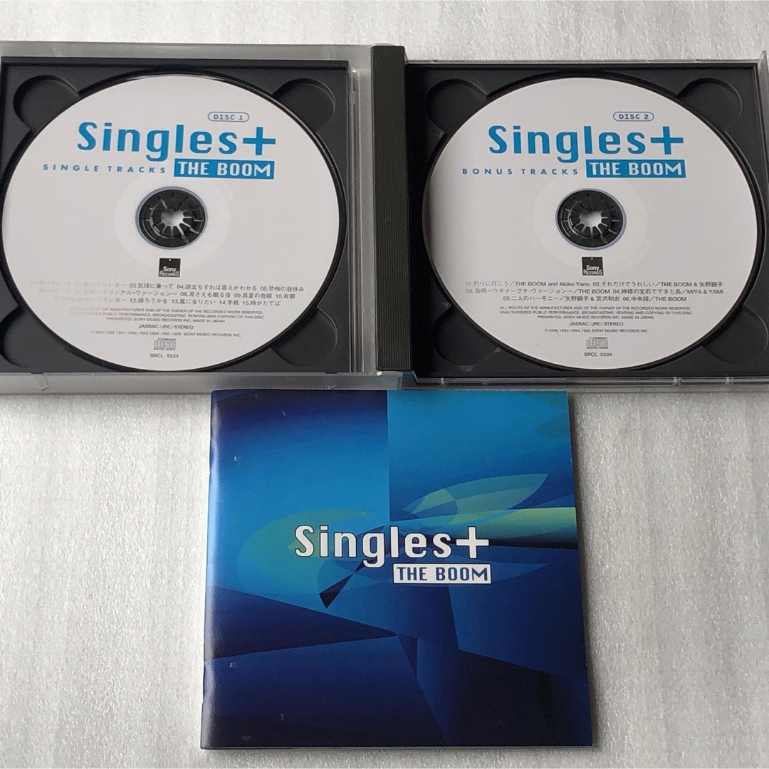 THE BOOM /Singles+(2CD) (2003年)  エンタメ/ホビーのCD(ポップス/ロック(邦楽))の商品写真