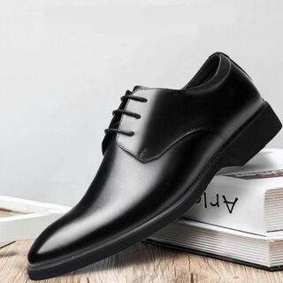 ★26.5㎝★ ビジネスシューズ 紳士靴 フォーマル ブラック【561】U123(ドレス/ビジネス)