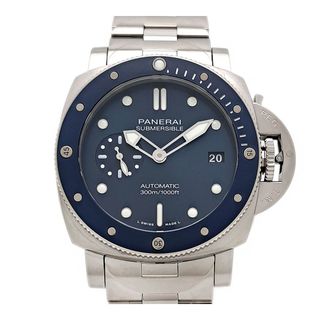 オフィチーネパネライ(OFFICINE PANERAI)のオフィチーネ パネライ サブマーシブル ブルー ノッテ PAM01068 自動巻き ステンレススティール メンズ OFFICINE PANERAI 【中古】 【時計】(腕時計(アナログ))