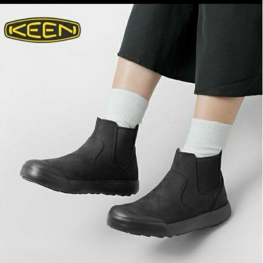 KEEN(キーン)のKEEN サイドゴアブーツ ELENA CHELSEA  本革  25cm レディースの靴/シューズ(レインブーツ/長靴)の商品写真