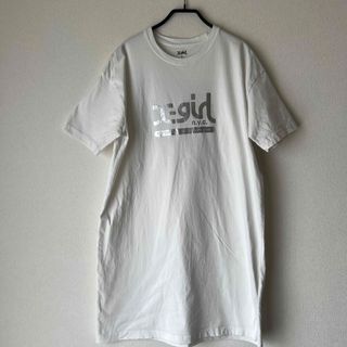 エックスガール(X-girl)の美品X-girl Tシャツワンピース(ミニワンピース)