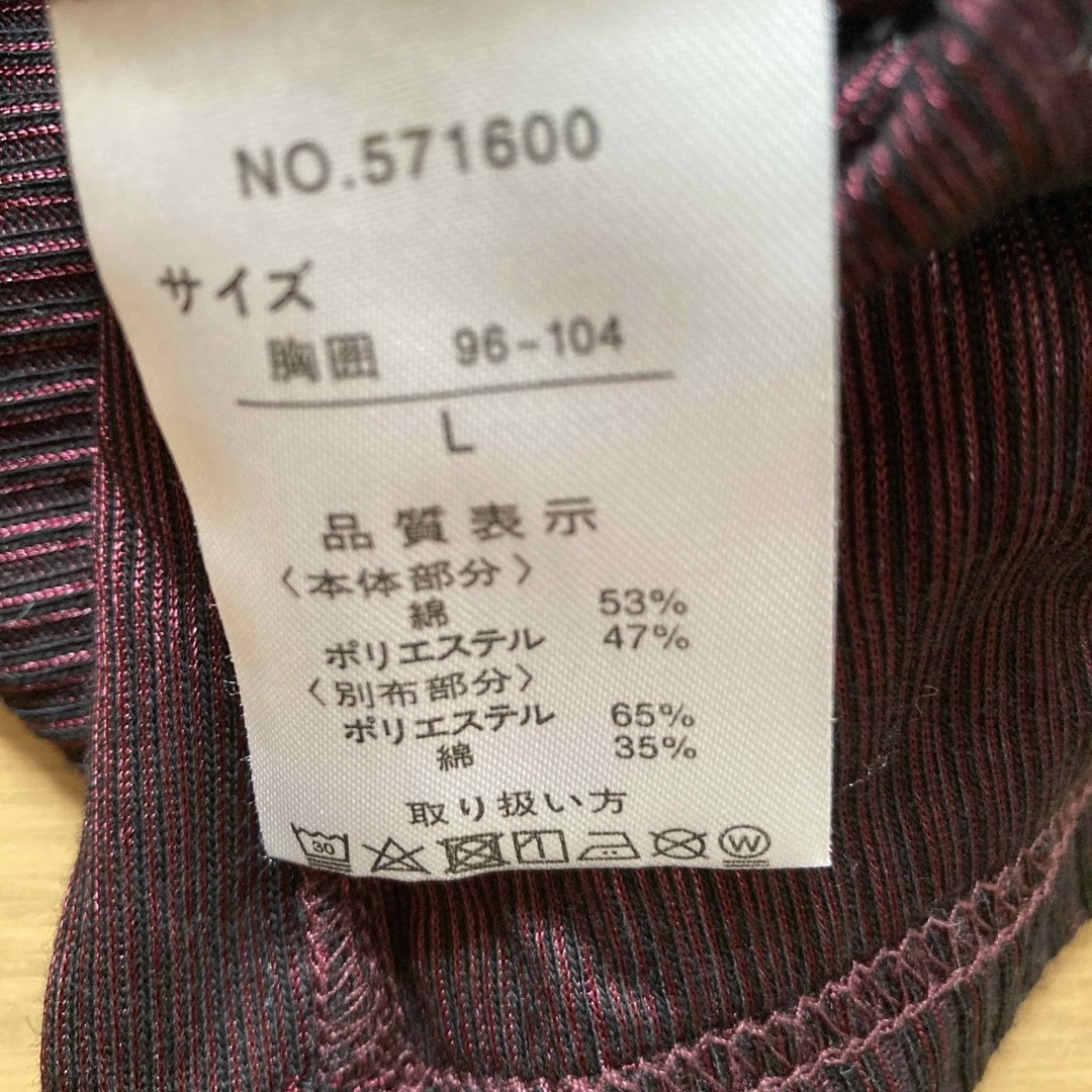 NOTA BENE(ノータベネ)のNota Bene ノータベネ  メンズ　ストライプ　Lサイズ　長袖Tシャツ メンズのトップス(Tシャツ/カットソー(七分/長袖))の商品写真