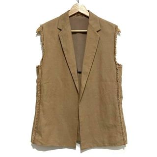 ブルネロクチネリ(BRUNELLO CUCINELLI)のBRUNELLO CUCINELLI(ブルネロクチネリ) ベスト サイズ40 M レディース - ブラウン×ブロンズ(ベスト/ジレ)