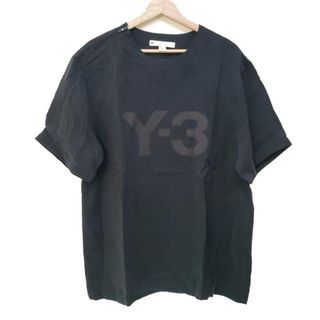 ワイスリー(Y-3)のY-3(ワイスリー) 半袖Tシャツ サイズXS メンズ美品  - 黒×ダークブラウン クルーネック/adidas(Tシャツ/カットソー(半袖/袖なし))