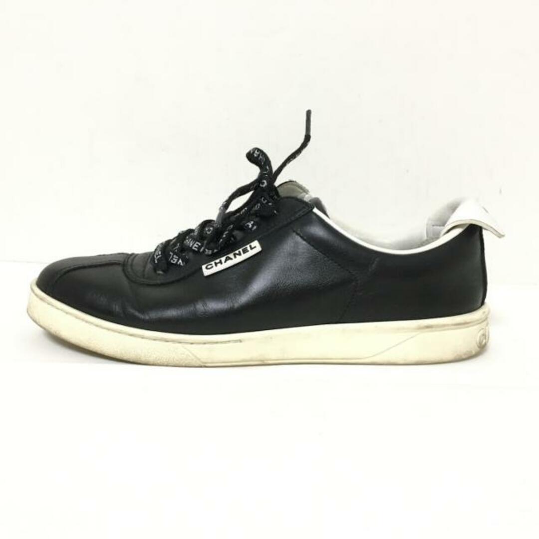 CHANEL(シャネル) スニーカー 39 レディース - G34085 黒×白 CHANEL(シャネル) スニーカー 39 レディース - G34085 黒×白