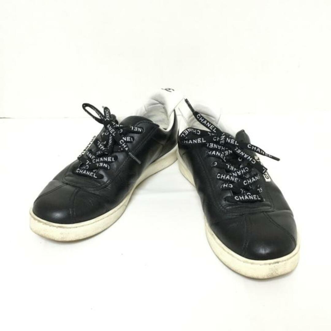 CHANEL(シャネル) スニーカー 39 レディース - G34085 黒×白 CHANEL(シャネル) スニーカー 39 レディース - G34085 黒×白