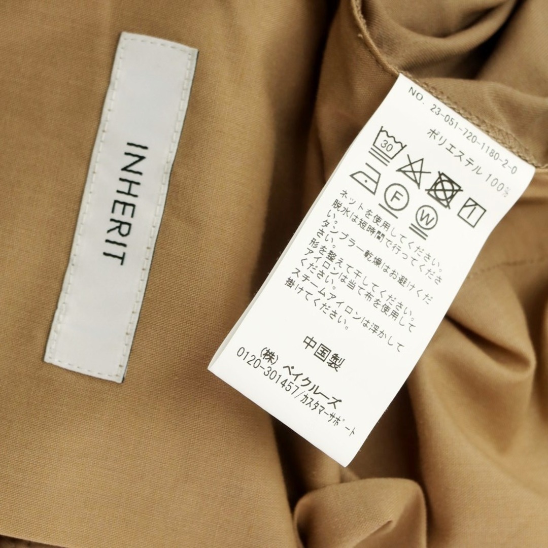 【中古】インヘリット INHERIT ポリエステル イージーパンツ ベージュ【サイズXL】【メンズ】 メンズのパンツ(チノパン)の商品写真