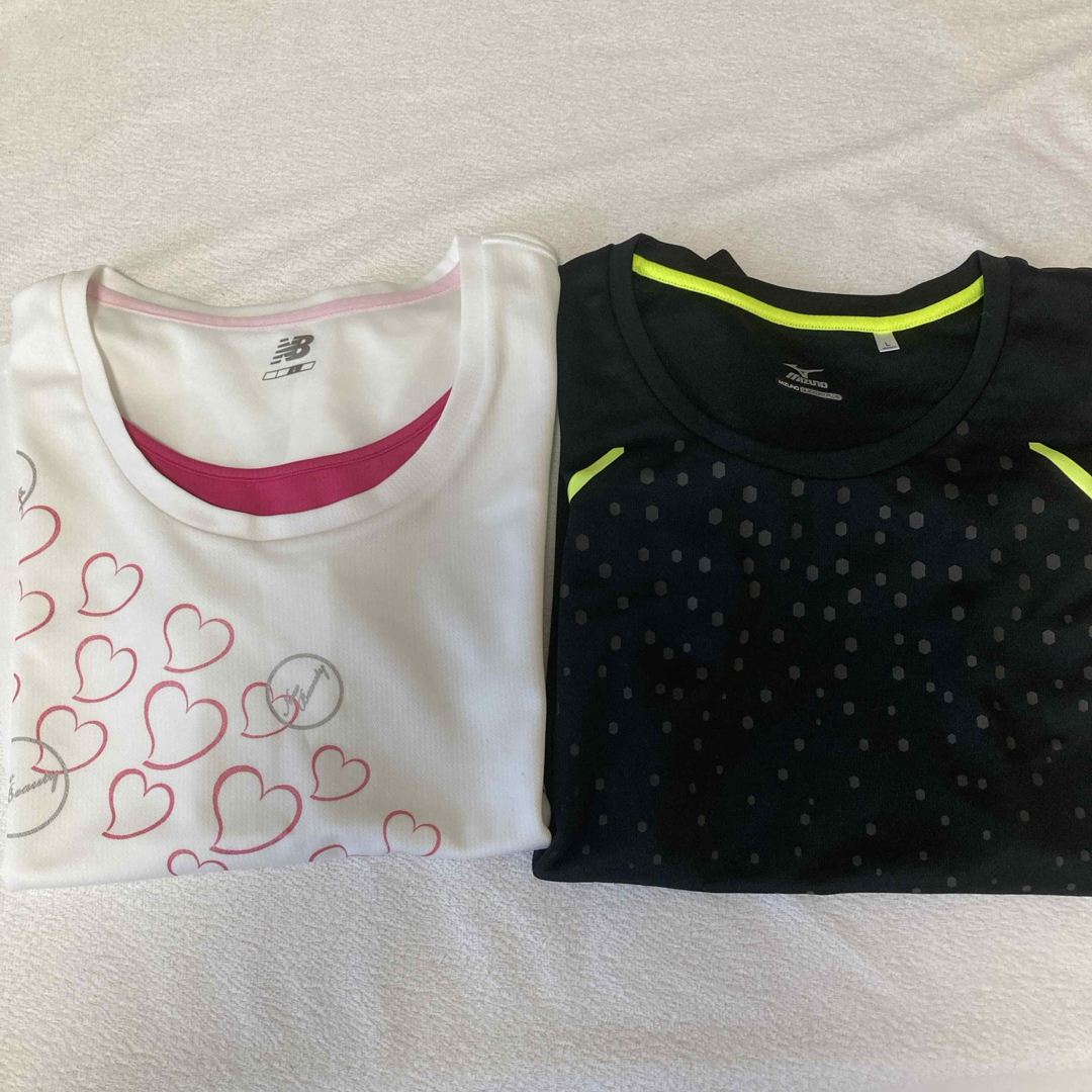 New Balance(ニューバランス)のニューバランス、ミズノ　テニスTシャツ3枚セット スポーツ/アウトドアのテニス(ウェア)の商品写真