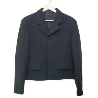 コムデギャルソン(COMME des GARCONS)のCOMMEdesGARCONS(コムデギャルソン) ジャケット サイズM レディース美品  - 黒 長袖/冬 ウール、ナイロン(その他)