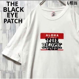 ブラックアイパッチ 半袖 Tシャツ ビッグロゴ デカロゴ センターロゴ サイズM(Tシャツ/カットソー(半袖/袖なし))