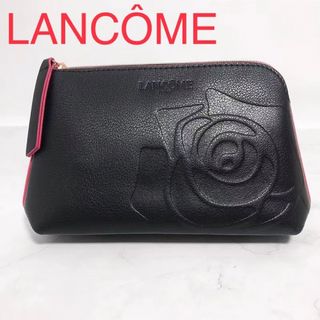 ランコム(LANCOME)の新品 LANCOME 化粧ポーチ コスメ トラベルポーチ ブラック黒ローズ バラ(ポーチ)