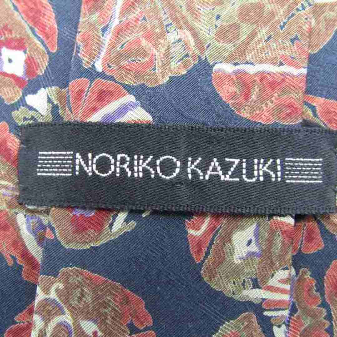 ノリコ カズキ ブランドネクタイ 総柄 ドット シルク 日本製 メンズ ネイビー noriko kazuki メンズのファッション小物(ネクタイ)の商品写真