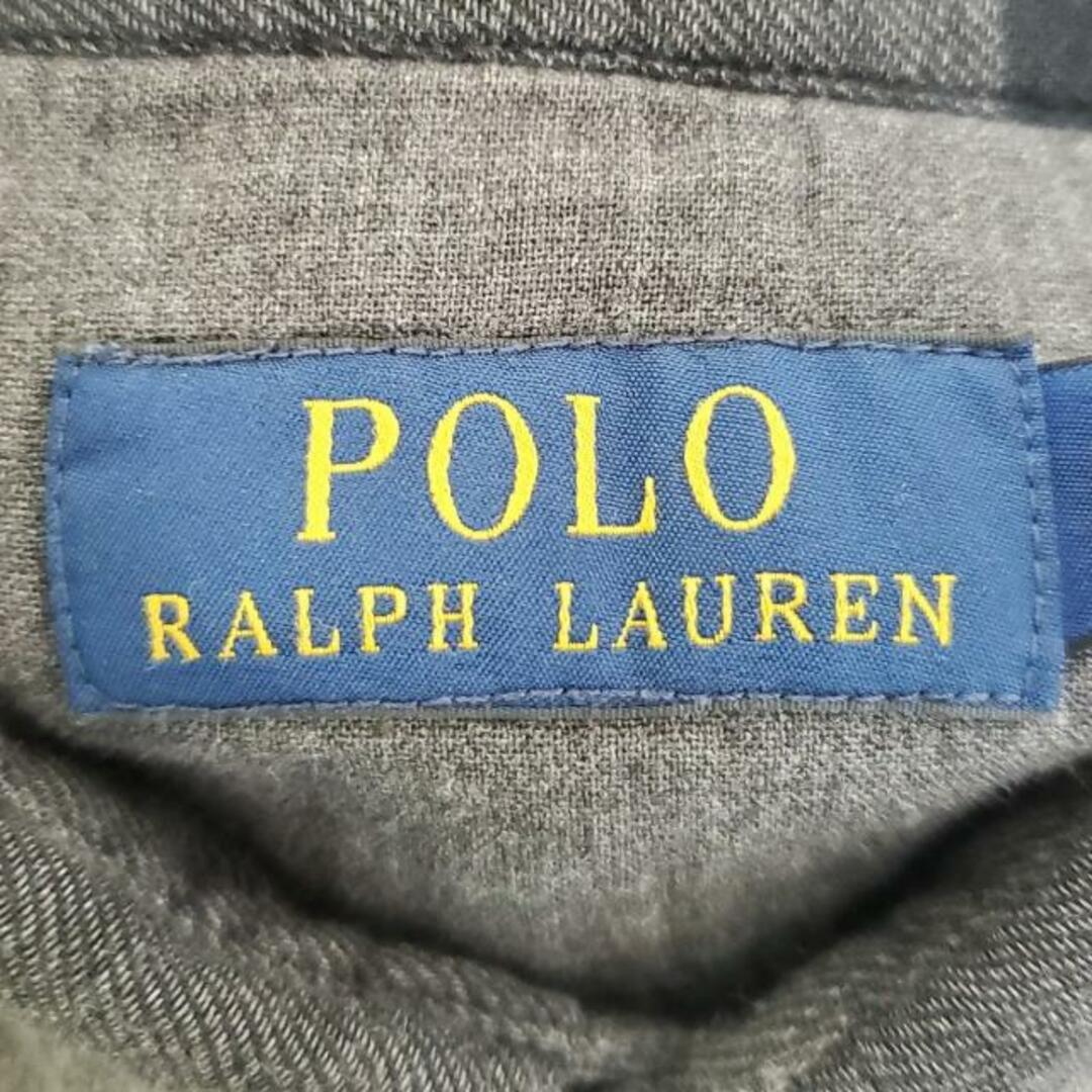 POLO RALPH LAUREN(ポロラルフローレン)のPOLObyRalphLauren(ポロラルフローレン) 長袖シャツ サイズSP S メンズ美品  - ダークグレー×黒 チェック柄 メンズのトップス(シャツ)の商品写真