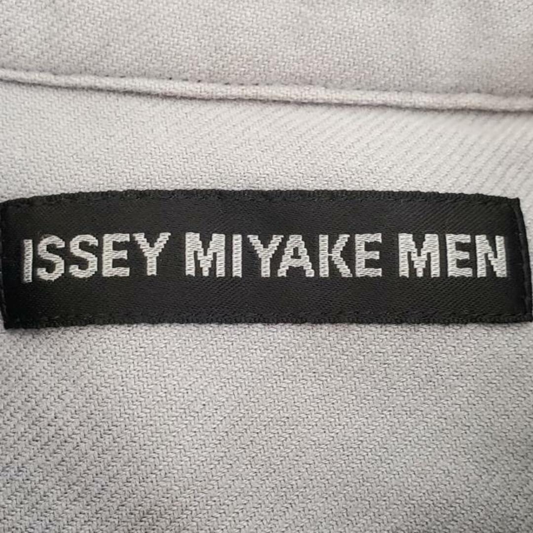 ISSEY MIYAKE(イッセイミヤケ)のISSEYMIYAKE(イッセイミヤケ) 長袖シャツ サイズ2 M メンズ - 黒×ライトグレー×ネイビー MEN メンズのトップス(シャツ)の商品写真