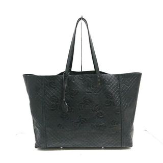 ボッテガヴェネタ(Bottega Veneta)のBOTTEGA VENETA(ボッテガヴェネタ) トートバッグ イントレッチオミラージュ 黒 バタフライ(蝶) レザー(トートバッグ)