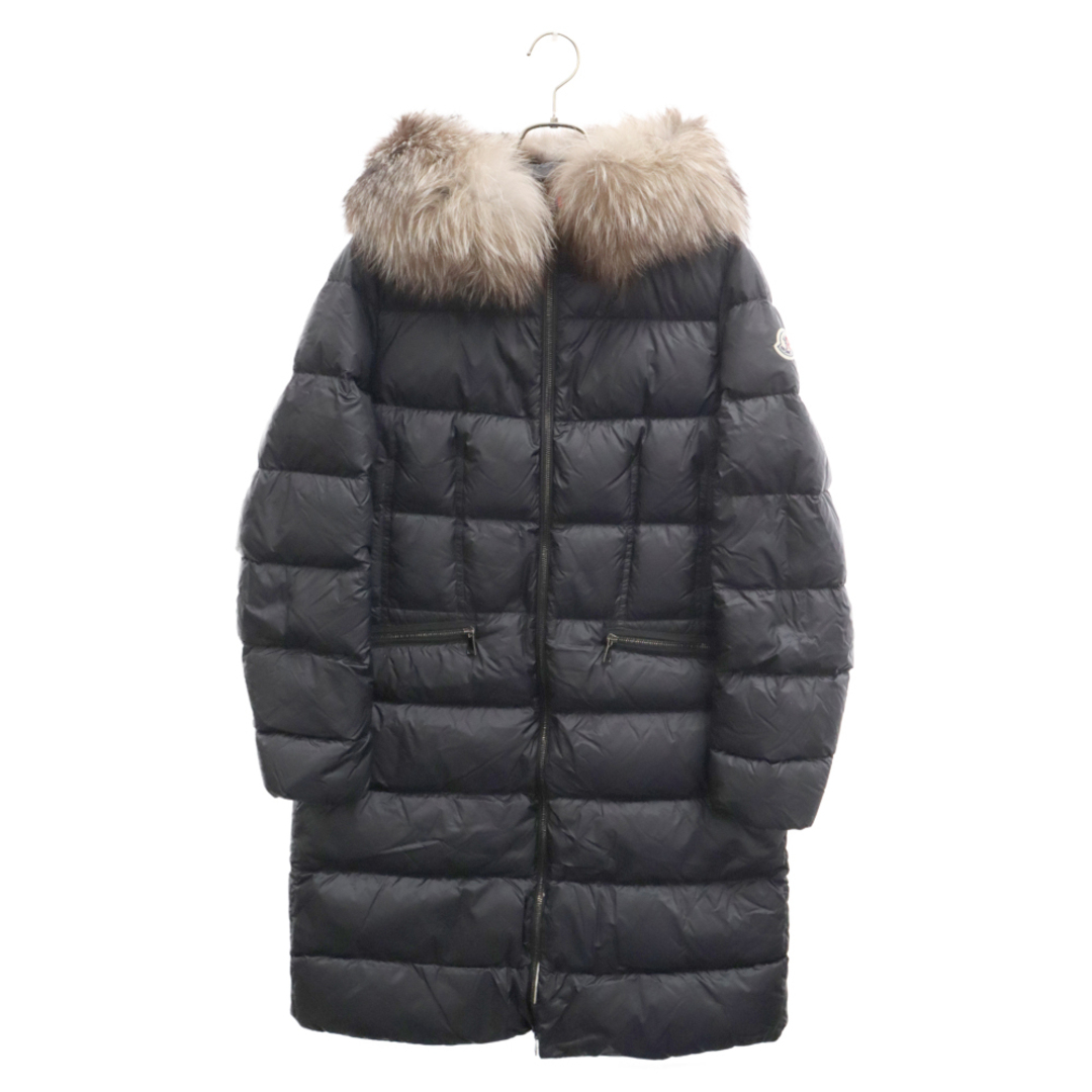 MONCLER(モンクレール)のMONCLER モンクレール 21AW BOEDIC GIUBBOTTO ファーフード付き ロングコート ダウンジャケット ブラック G20931A00116 メンズのジャケット/アウター(ダウンジャケット)の商品写真