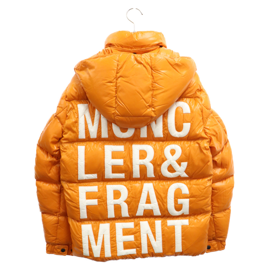 MONCLER(モンクレール)のMONCLER モンクレール 19AW×FRAGMENT DESIGN HANRIOT GIUBBOTTO JACKET フラグメントデザイン バッグロゴ ダウンジャケット オレンジ E209U4130750-68950 メンズのジャケット/アウター(ダウンジャケット)の商品写真